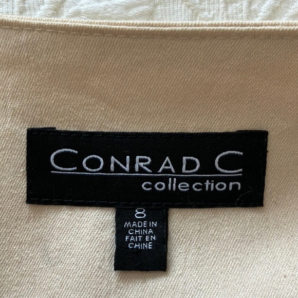 Just listed💙Cute & practical cream zip blazer w/3/4 arms & lacing detail - Picture 9 of 15